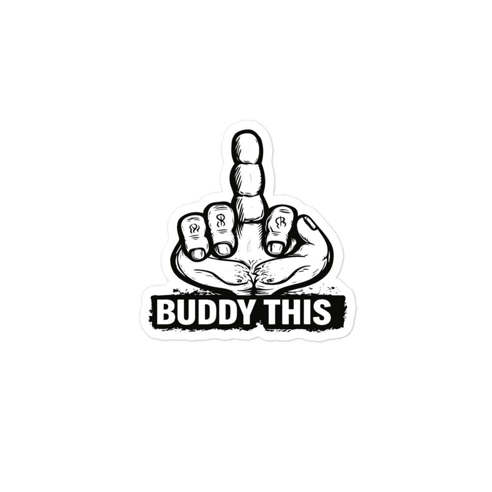 Buddy This Finger Sticker