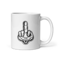 White Glossy Mug BUDDY THIS HAND