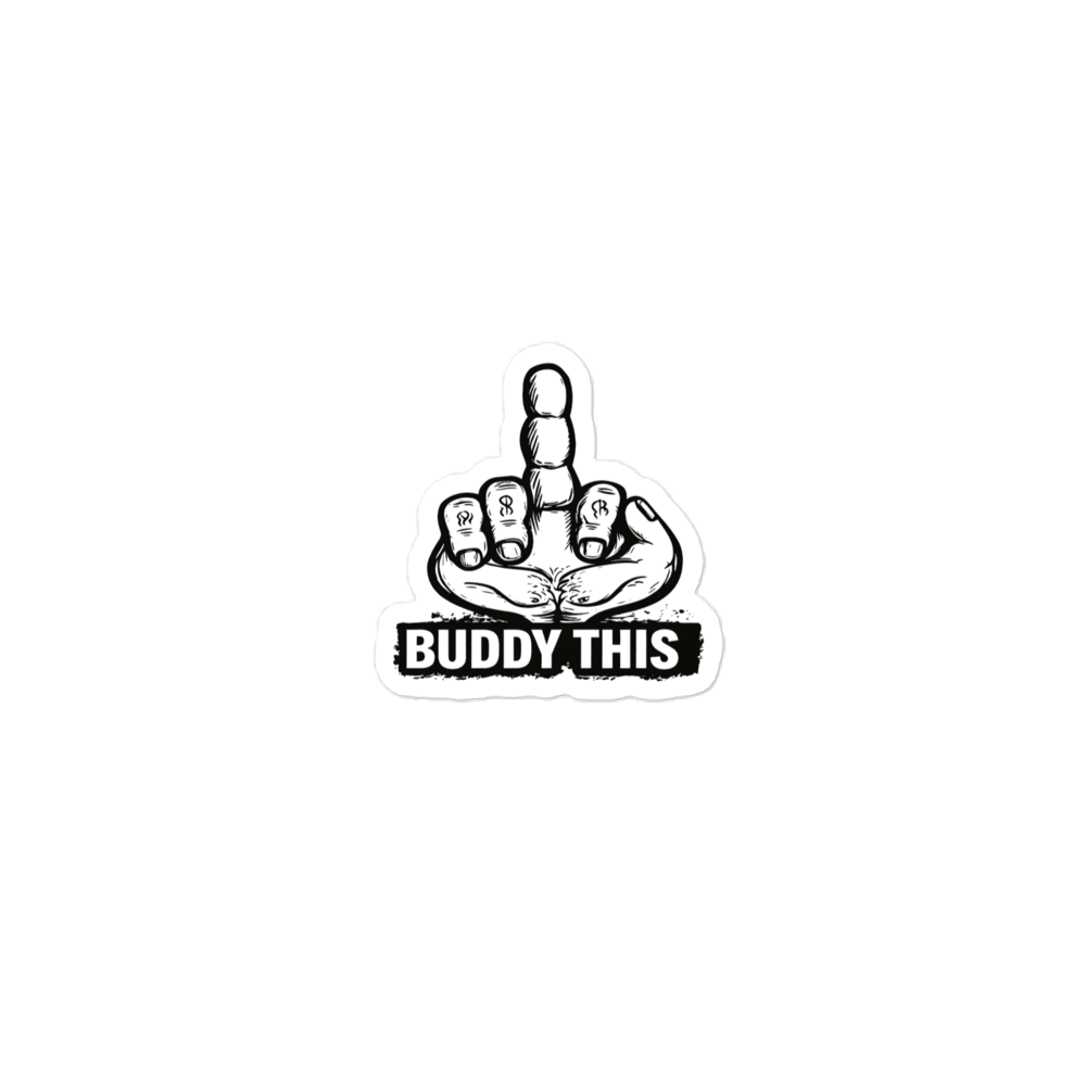 Buddy This Finger Sticker