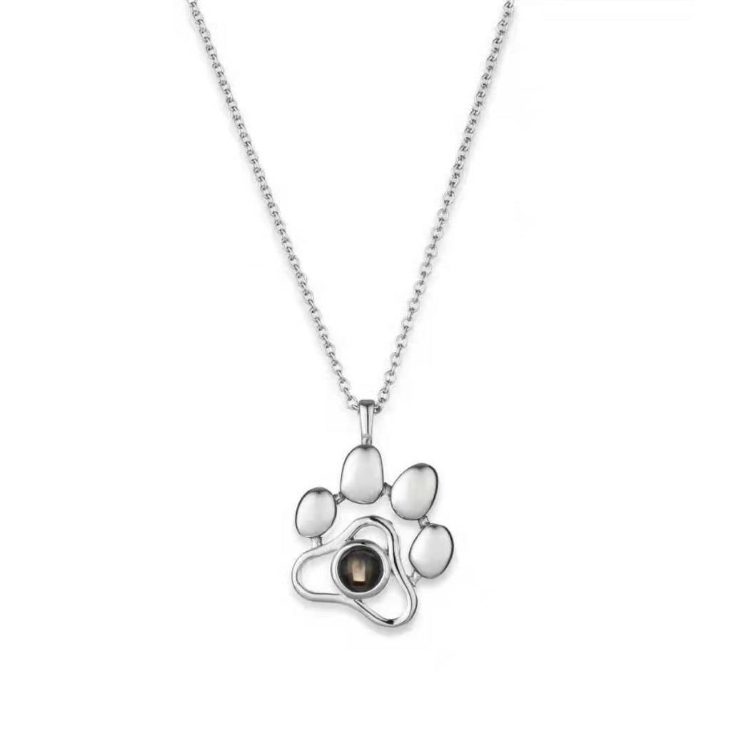 Projection Necklace with Custom Photo Feature paw