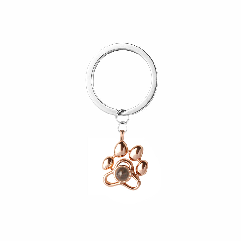 Projection Necklace with Custom Photo Feature paw