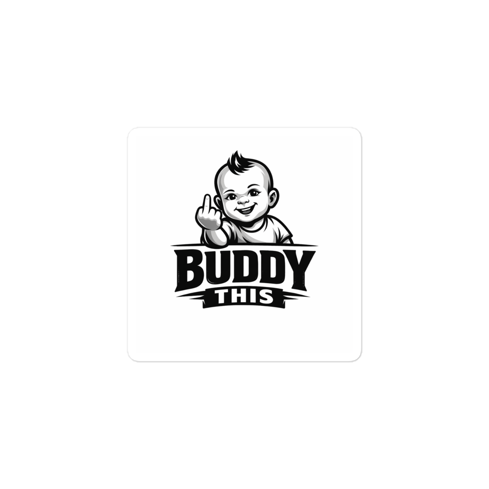 Buddy This Baby Finger Sticker