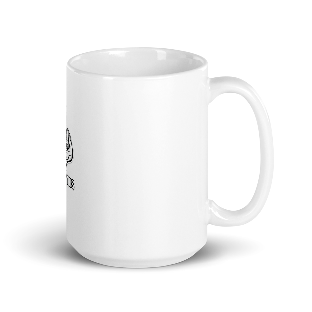 BUDDY THIS HAND WHITE GLOSSY MUG