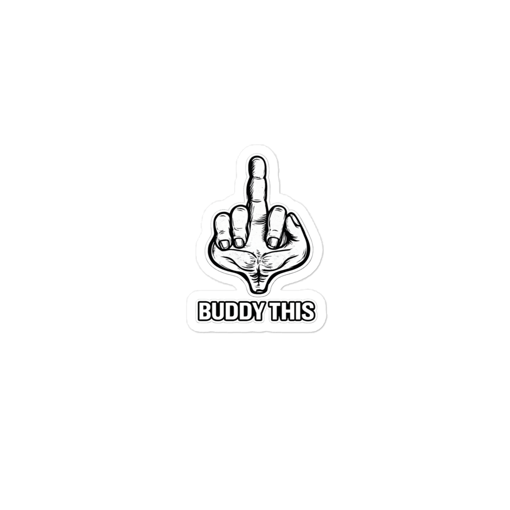 BUDDY THIS HAND STICKER
