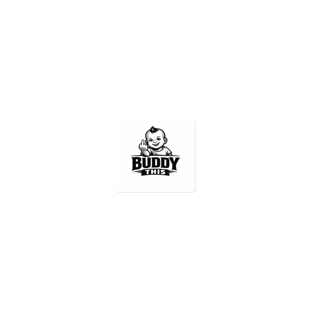 Buddy This Baby Finger Sticker