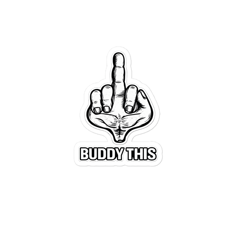 BUDDY THIS HAND STICKER